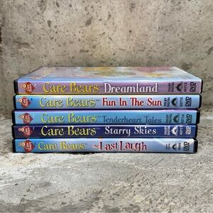 Care Bears DVD Lot of 5 Kids Movies 2000s Cartoons